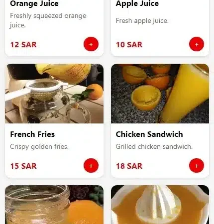 Customer QR Code Ordering App & Restaurant Management System in Saudi Arabia