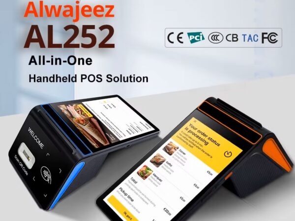 Android 14, 4GB+64GB, 8 Inch High Resolution and Clear Touch Screen Handheld Pos Terminals 80mm Receipt Printer