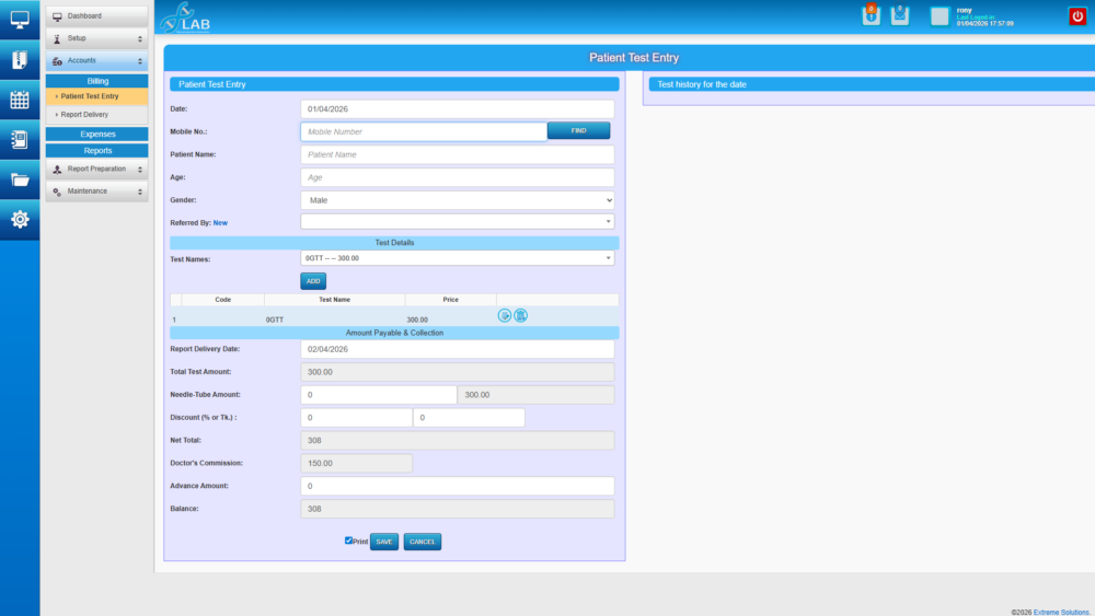 Clinical Lab Management System Source Code $299