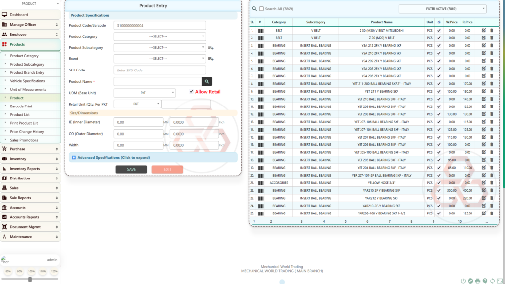 SaaS ERP Solution for Spare Parts & Service Businesses