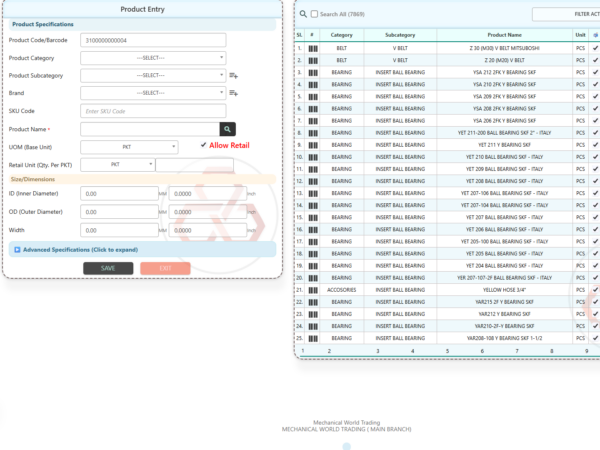 SaaS ERP Solution for Spare Parts & Service Businesses