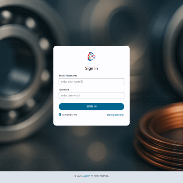 ERP Source Code for Mechanical Spare Parts Shops, Distributors & Service Centers