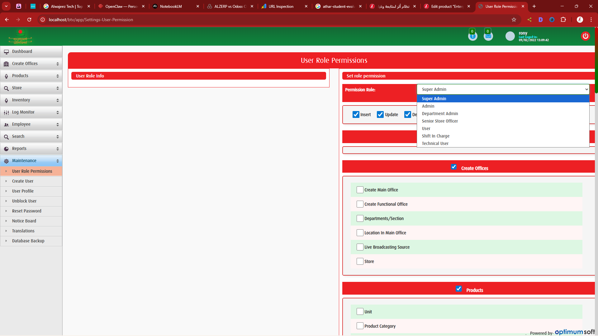 Fixed asset tracking system