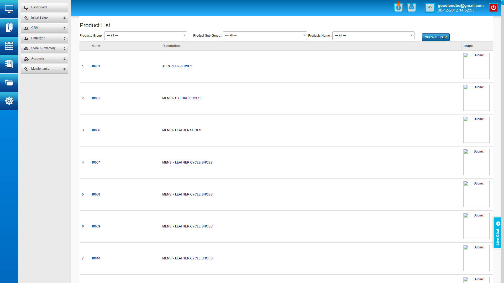 Multi Footwear Shop Retail and Inventory Management Software