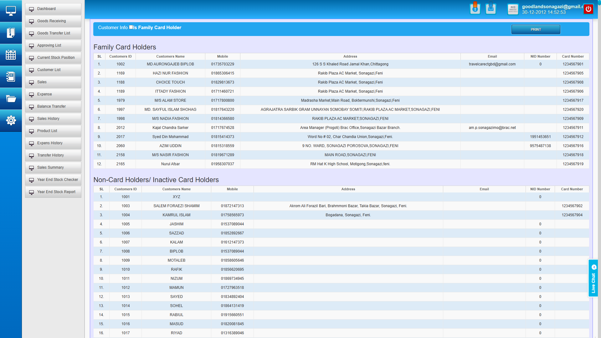 Multi Footwear Shop Retail and Inventory Management Software