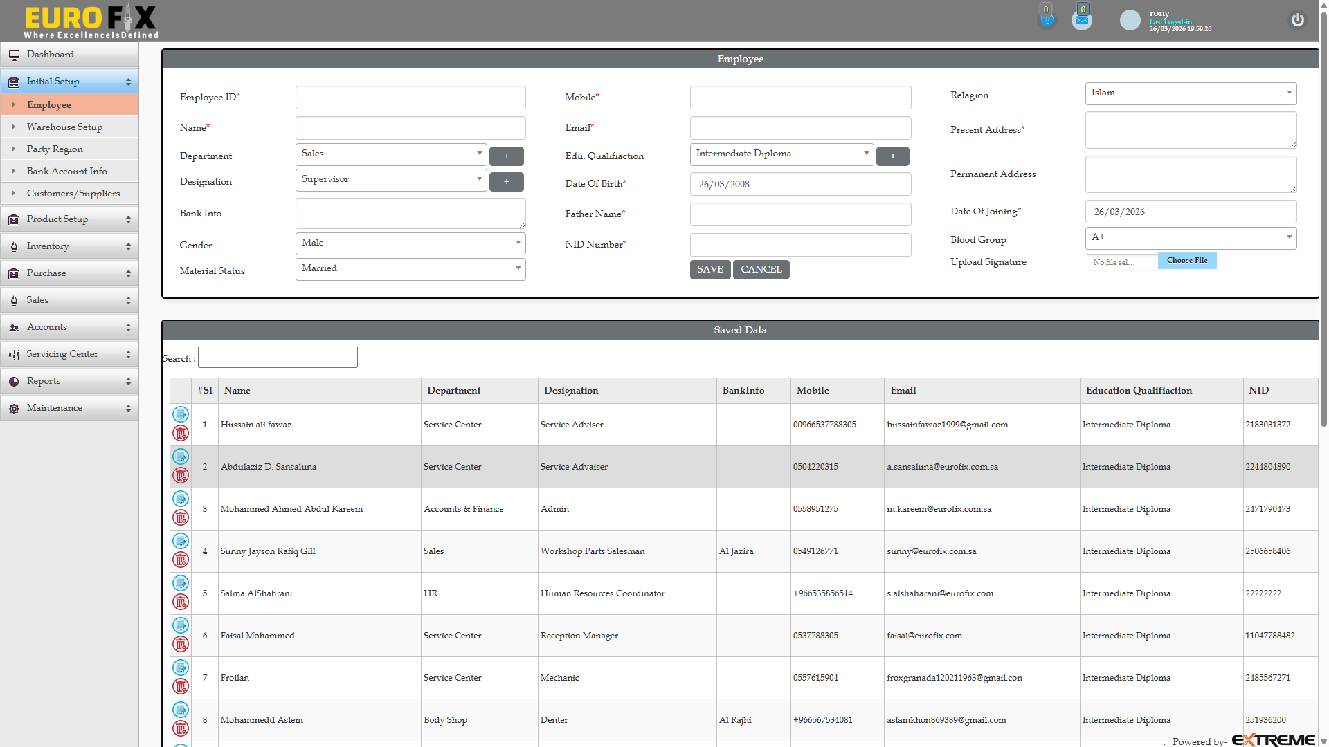 ERP Source Code for Auto Parts & Workshop Management - Image 4