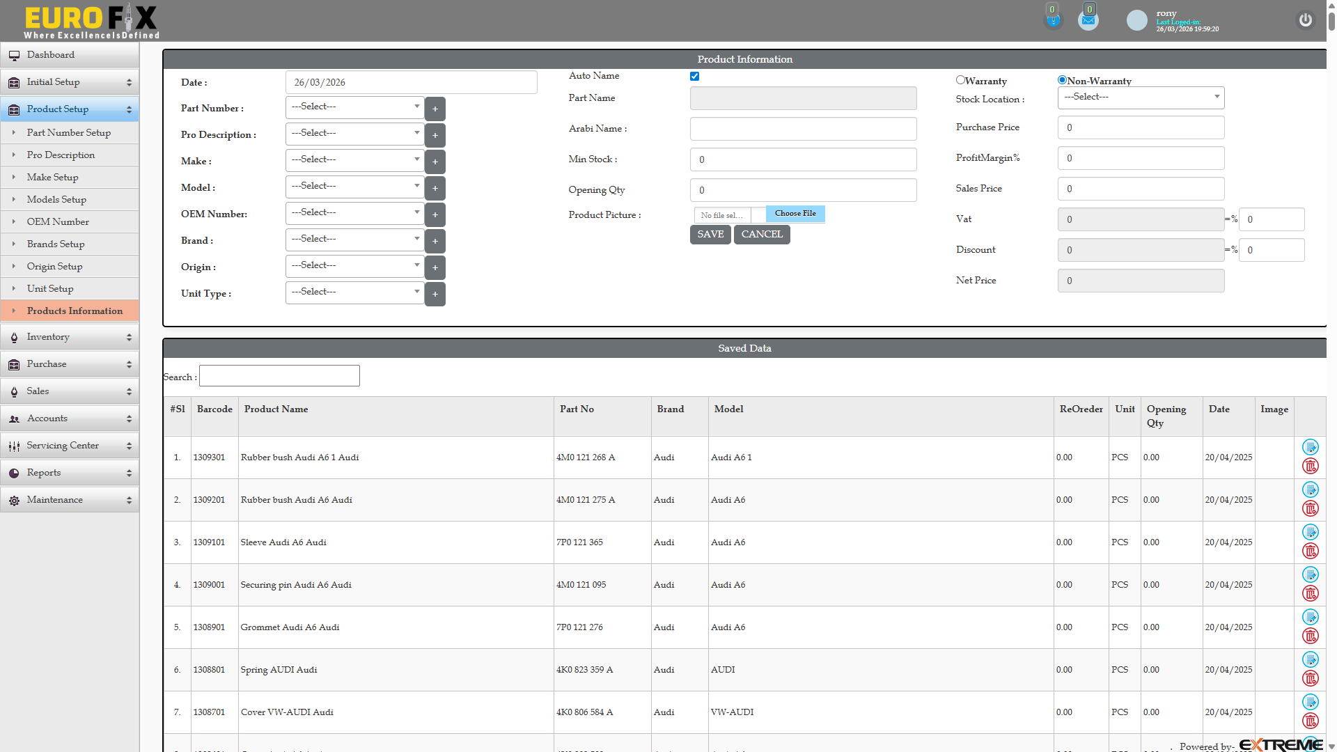 ERP Source Code for Auto Parts & Workshop Management - Image 7