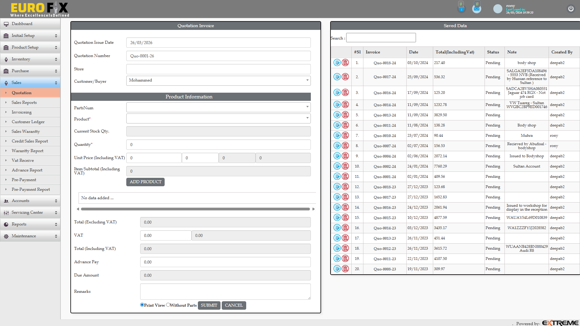 ERP Source Code for Auto Parts & Workshop Management - Image 10