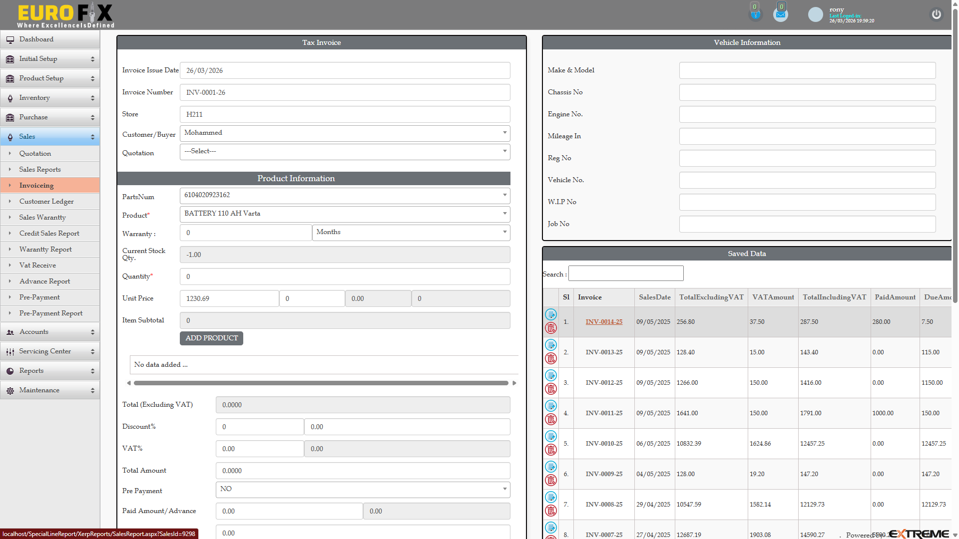 ERP Source Code for Auto Parts & Workshop Management - Image 11