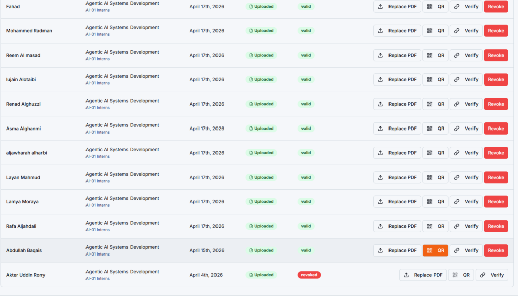 Issue Verifiable Digital Certificates Instantly